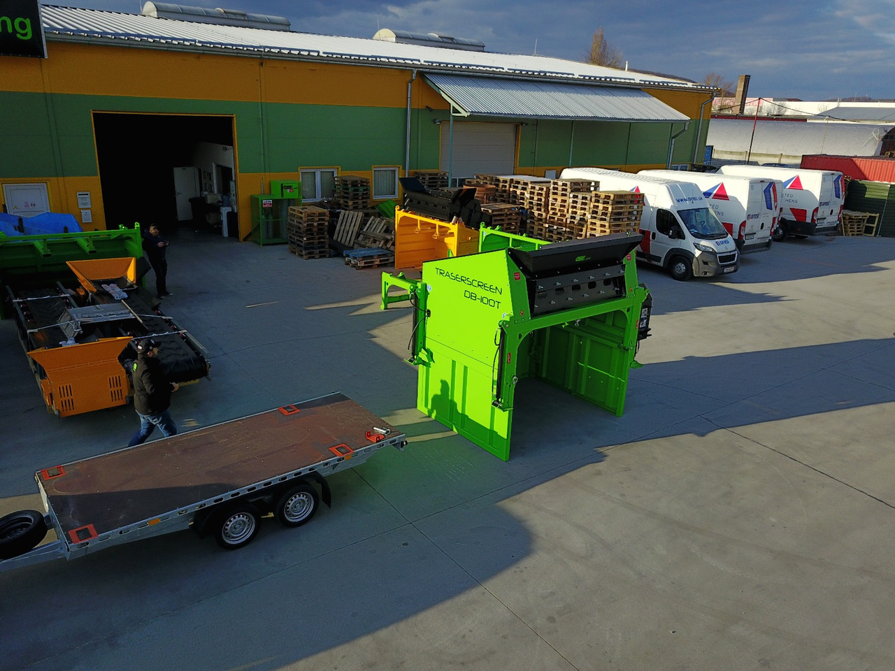 DB Engineering TraserScreen DB-100T - Osztályozó berendezés: 3 kép. DB Engineering TraserScreen DB-100T - Osztályozó berendezés: 3 kép.