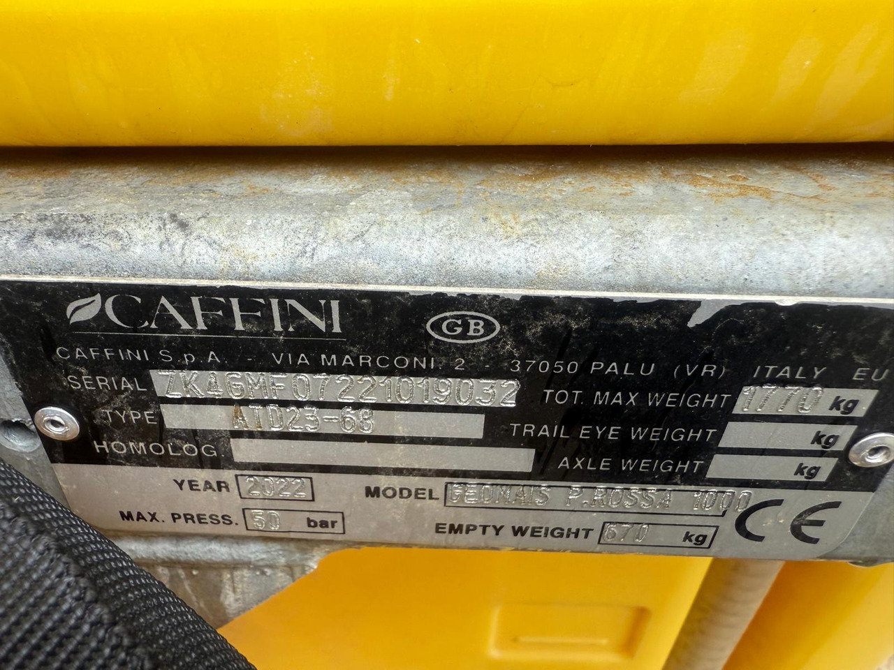 CAFFINI PUNTAROSA 1000 HERBICIDE PUMP - Kerti gépek: 5 kép. CAFFINI PUNTAROSA 1000 HERBICIDE PUMP - Kerti gépek: 5 kép.