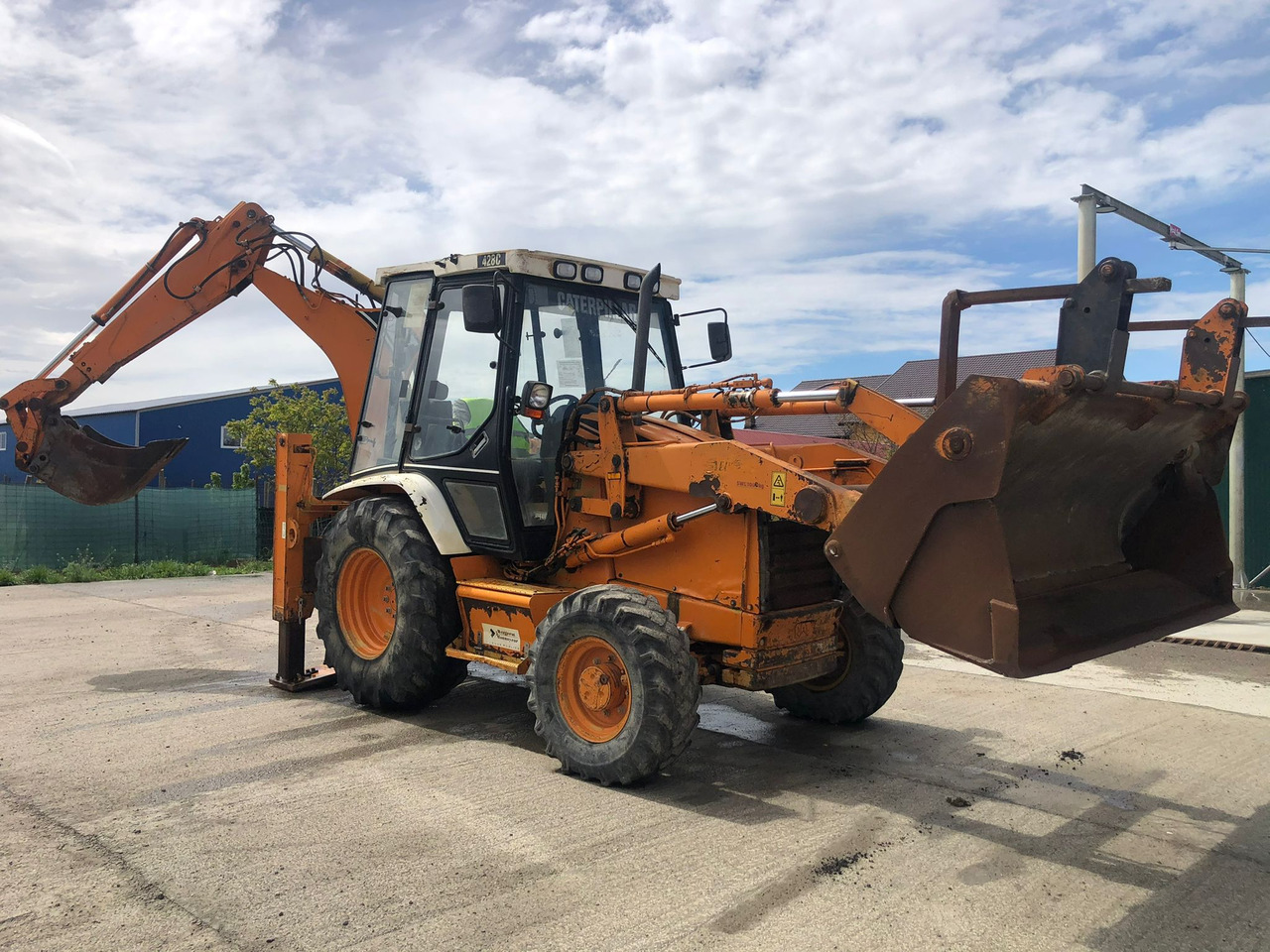 CATERPILLAR 428 C TERRACING EQUIPMENT BULLDOEXCAVATOR - Kotrórakodó: 4 kép. CATERPILLAR 428 C TERRACING EQUIPMENT BULLDOEXCAVATOR - Kotrórakodó: 4 kép.