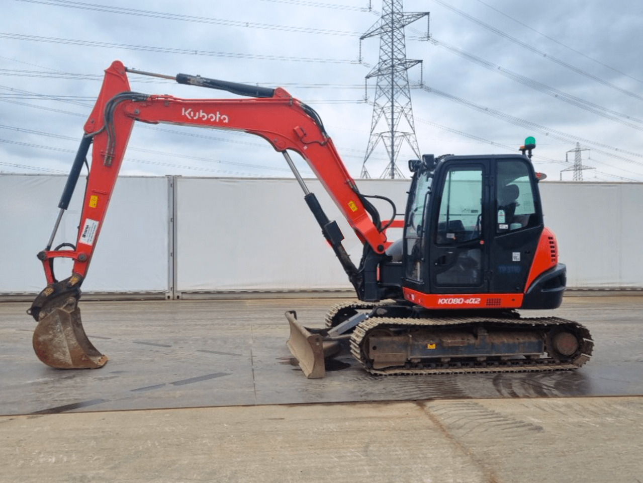 Kubota KX080-4A2 Excavator, TOP !!! - Minikotró: 2 kép. Kubota KX080-4A2 Excavator, TOP !!! - Minikotró: 2 kép.