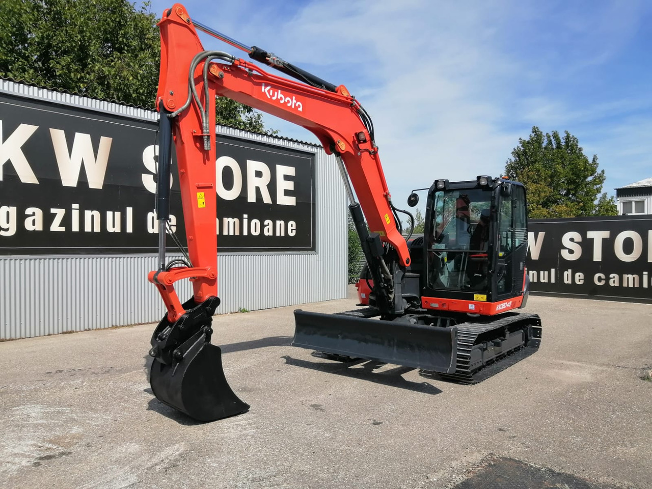 Minikotró Kubota KX080-4A2 Excavator, TOP !!!: 9 kép.