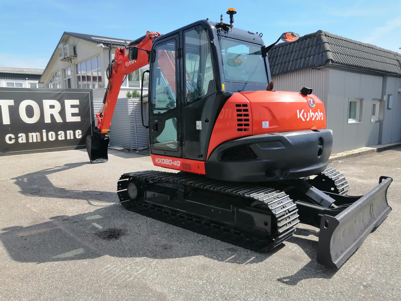 Kubota KX080-4A2 Excavator, TOP !!! - Minikotró: 2 kép. Kubota KX080-4A2 Excavator, TOP !!! - Minikotró: 2 kép.