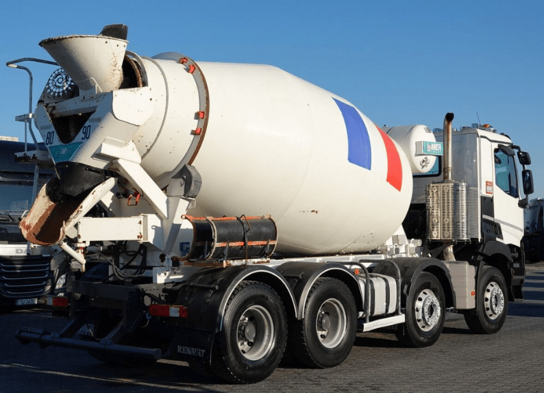 Renault C 430 8×4 Beton Mixer 9m3, TOP !!! - Betonmixer: 3 kép. Renault C 430 8×4 Beton Mixer 9m3, TOP !!! - Betonmixer: 3 kép.
