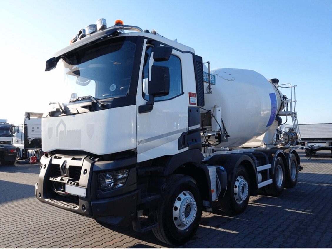 Renault C 430 8×4 Beton Mixer 9m3, TOP !!! - Betonmixer: 1 kép. Renault C 430 8×4 Beton Mixer 9m3, TOP !!! - Betonmixer: 1 kép.