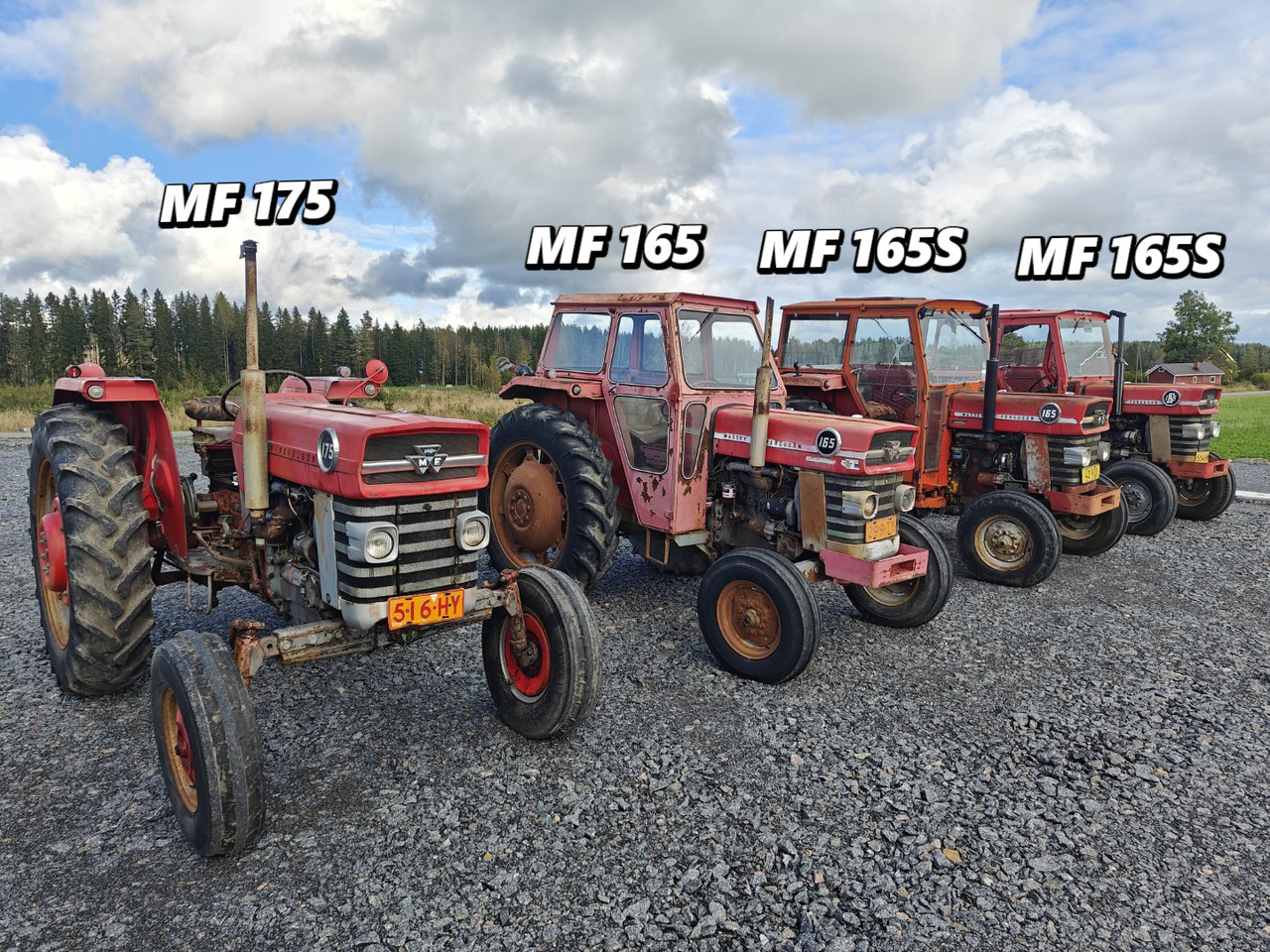 MASSEY FERGUSON 165, 165S ja 175 traktoreita 4 kpl / 4pcs - Traktor: 1 kép. MASSEY FERGUSON 165, 165S ja 175 traktoreita 4 kpl / 4pcs - Traktor: 1 kép.