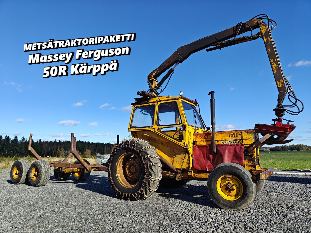 MASSEY FERGUSON 50R Kärppä - Metsätraktoripaketti - Traktor: 1 kép. MASSEY FERGUSON 50R Kärppä - Metsätraktoripaketti - Traktor: 1 kép.