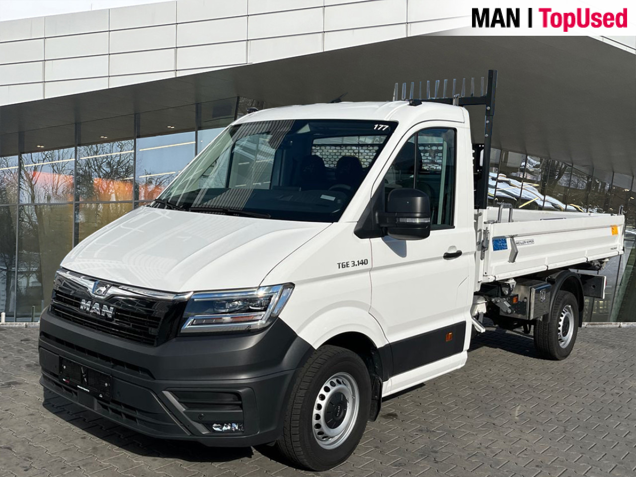 MAN TGE 3.140 4X2F SB kipper 3S Meiller - Furgon: 1 kép. MAN TGE 3.140 4X2F SB kipper 3S Meiller - Furgon: 1 kép.