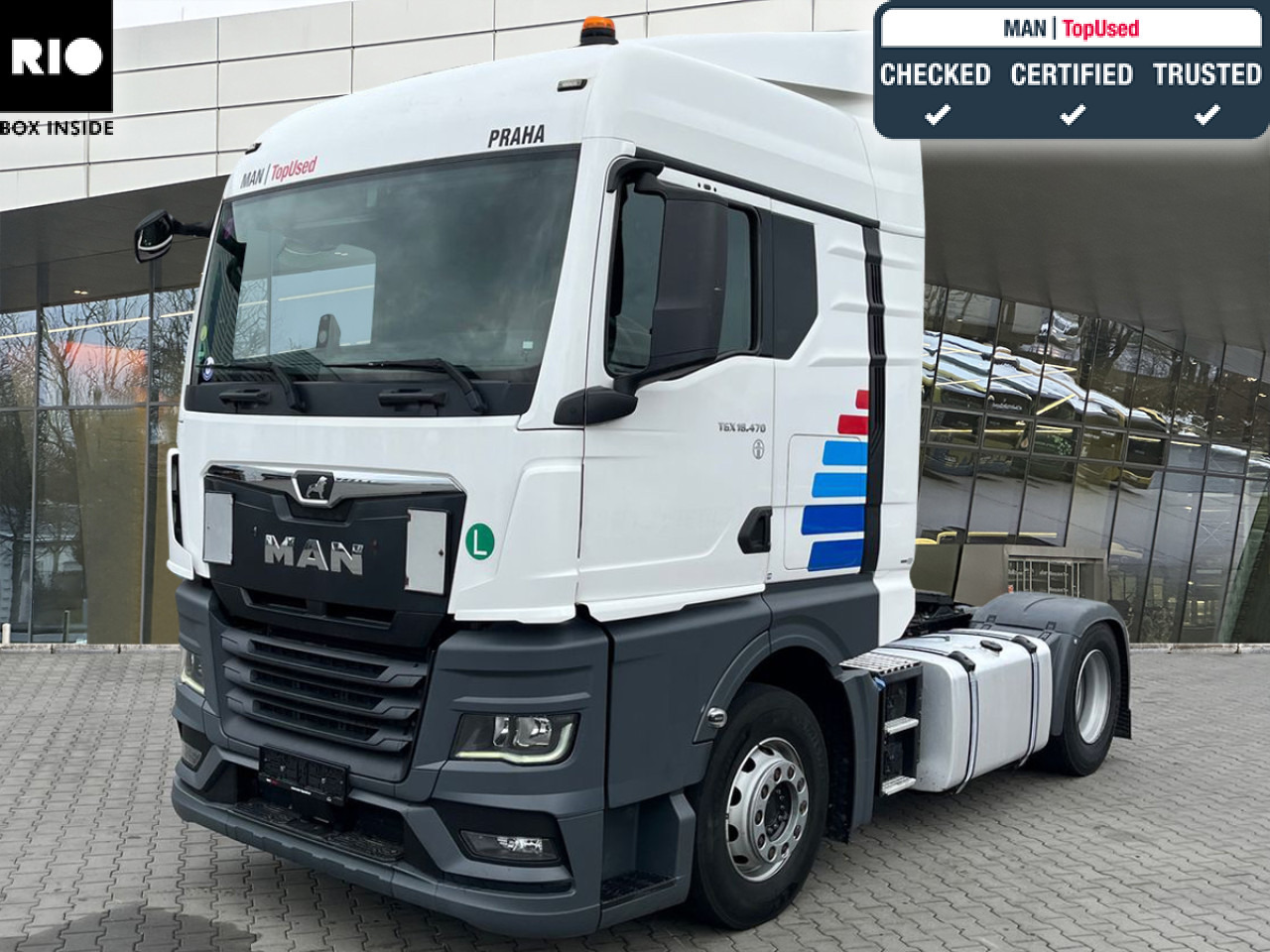 MAN TGX 18.470 4x2 BL SA - Nyergesvontató: 1 kép. MAN TGX 18.470 4x2 BL SA - Nyergesvontató: 1 kép.
