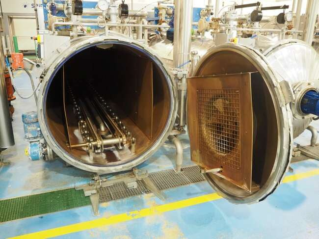 Élelmiszer-feldolgozó gép Lagarde autoclave 5 baskets: 7 kép.