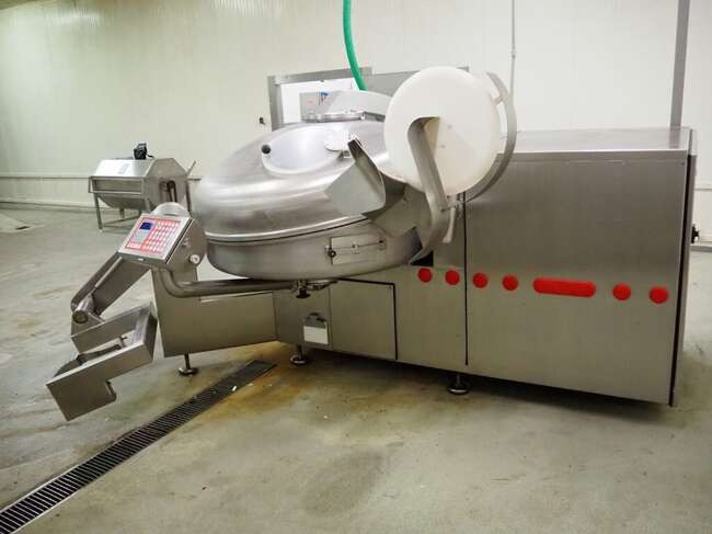 Élelmiszer-feldolgozó gép Laska vacuum bowl cutter KU200V: 5 kép.