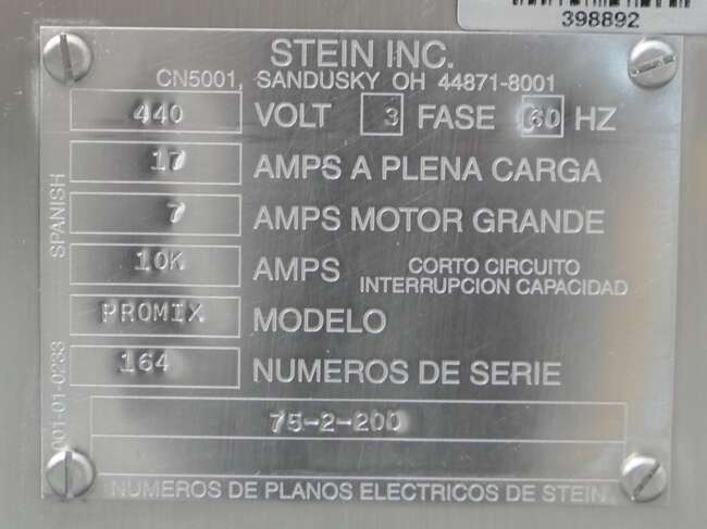 Élelmiszer-feldolgozó gép Stein batter mixer ProMIX: 9 kép.