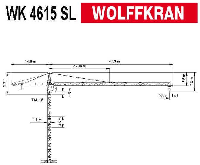 Wolff 4615SL - Toronydaru: 1 kép. Wolff 4615SL - Toronydaru: 1 kép.