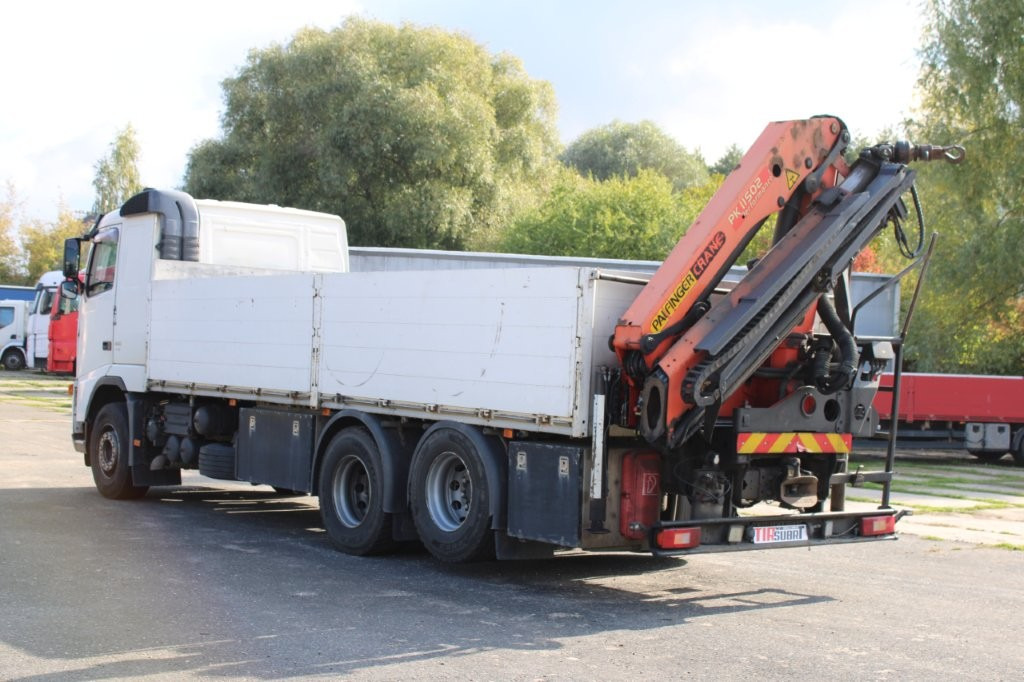 Volvo Volvo FH 13 400 62R PALFINGER PK 11502 EURO 5 - Platós teherautó, Darus autó: 5 kép. Volvo Volvo FH 13 400 62R PALFINGER PK 11502 EURO 5 - Platós teherautó, Darus autó: 5 kép.