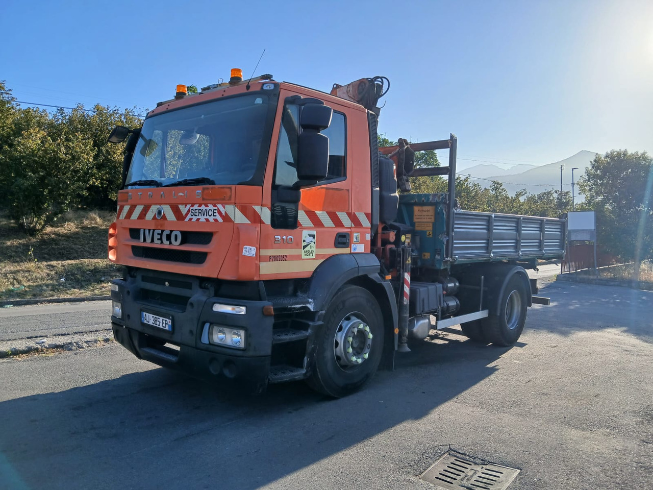 Darus autó, Billenőplatós teherautó IVECO STRALIS 190S31: 26 kép.