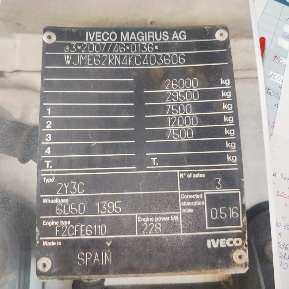 IVECO STRALIS AD 260S31 Y/P - Alvaz teherautó: 3 kép. IVECO STRALIS AD 260S31 Y/P - Alvaz teherautó: 3 kép.