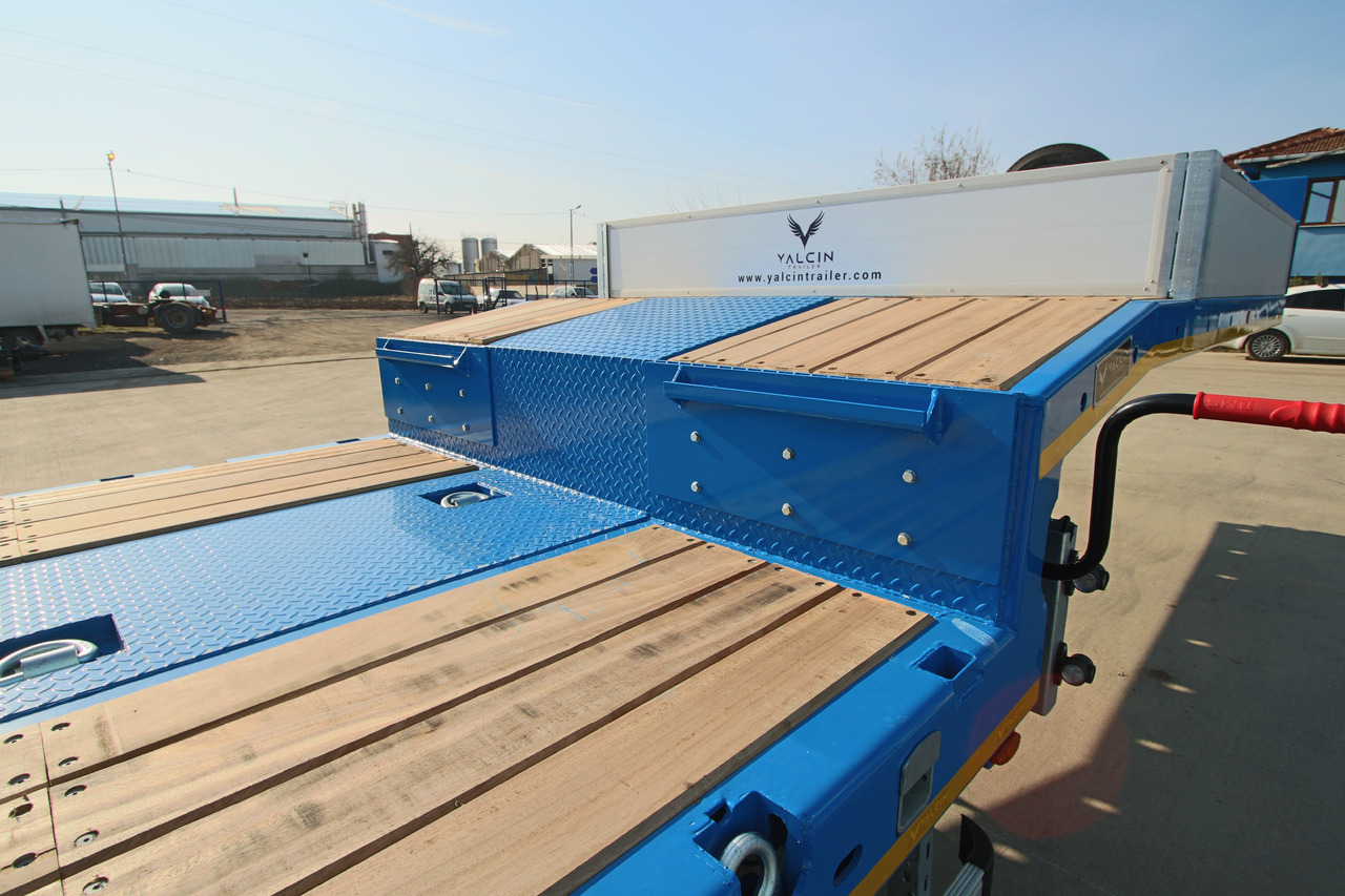 Új Félpótkocsi mélybölcsős a következők szállításához nehézgépek YALCIN 3 ESSIEUX STD: 6 kép.