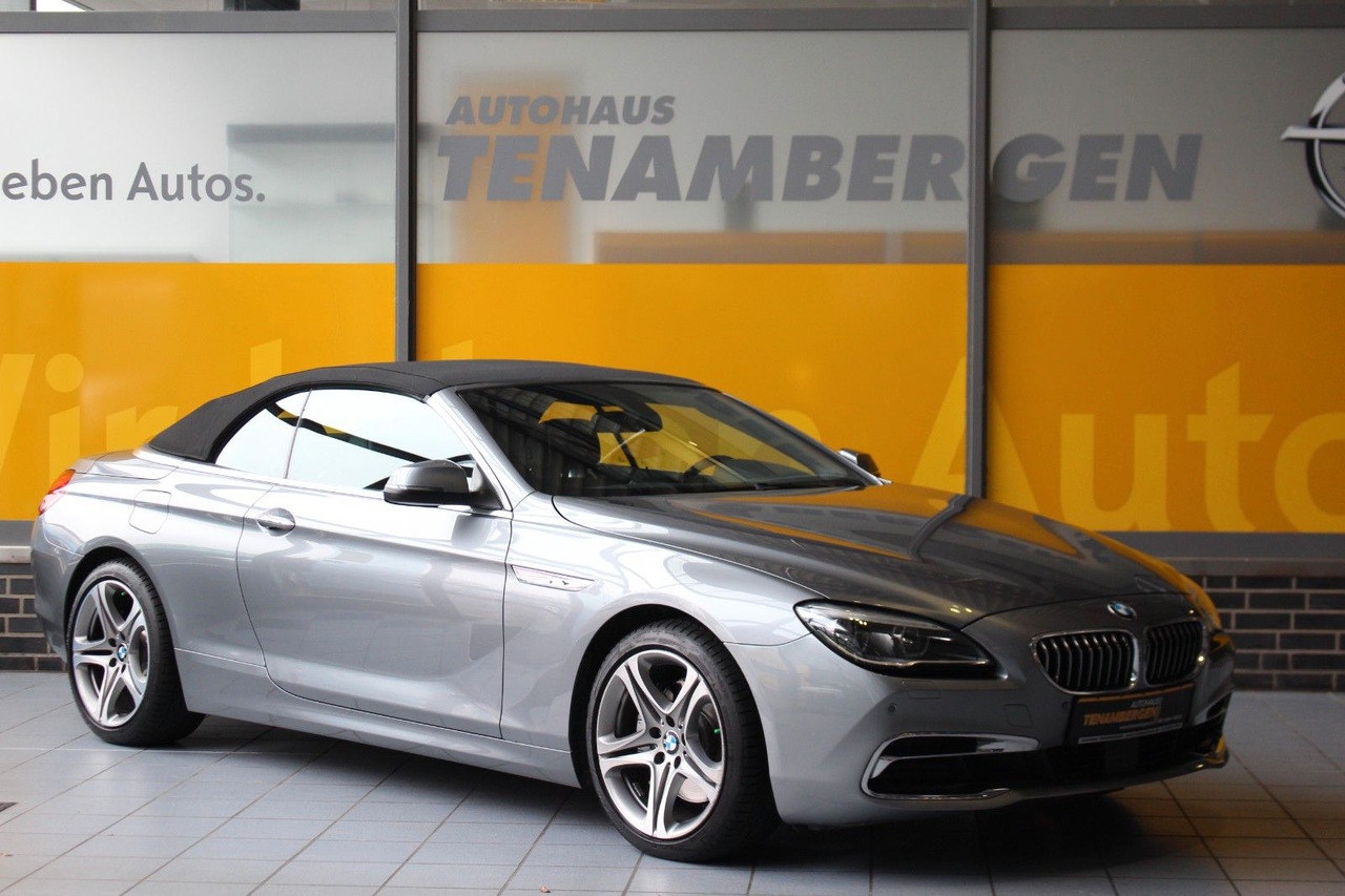 BMW 640d xDrive Cabrio Leder Memory Kamera H&K - Autó: 1 kép. BMW 640d xDrive Cabrio Leder Memory Kamera H&K - Autó: 1 kép.