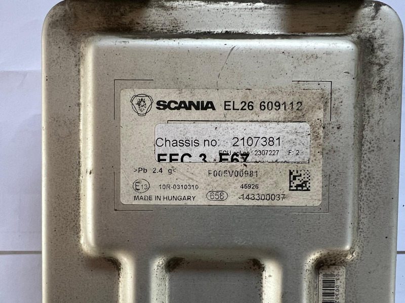 Scania EEC3 - ECU: 3 kép. Scania EEC3 - ECU: 3 kép.