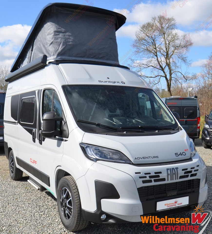 Sunlight Adventure Cliff 540 RT Aufstelldach*RüFa*Navi* - Kempingautó: 1 kép. Sunlight Adventure Cliff 540 RT Aufstelldach*RüFa*Navi* - Kempingautó: 1 kép.