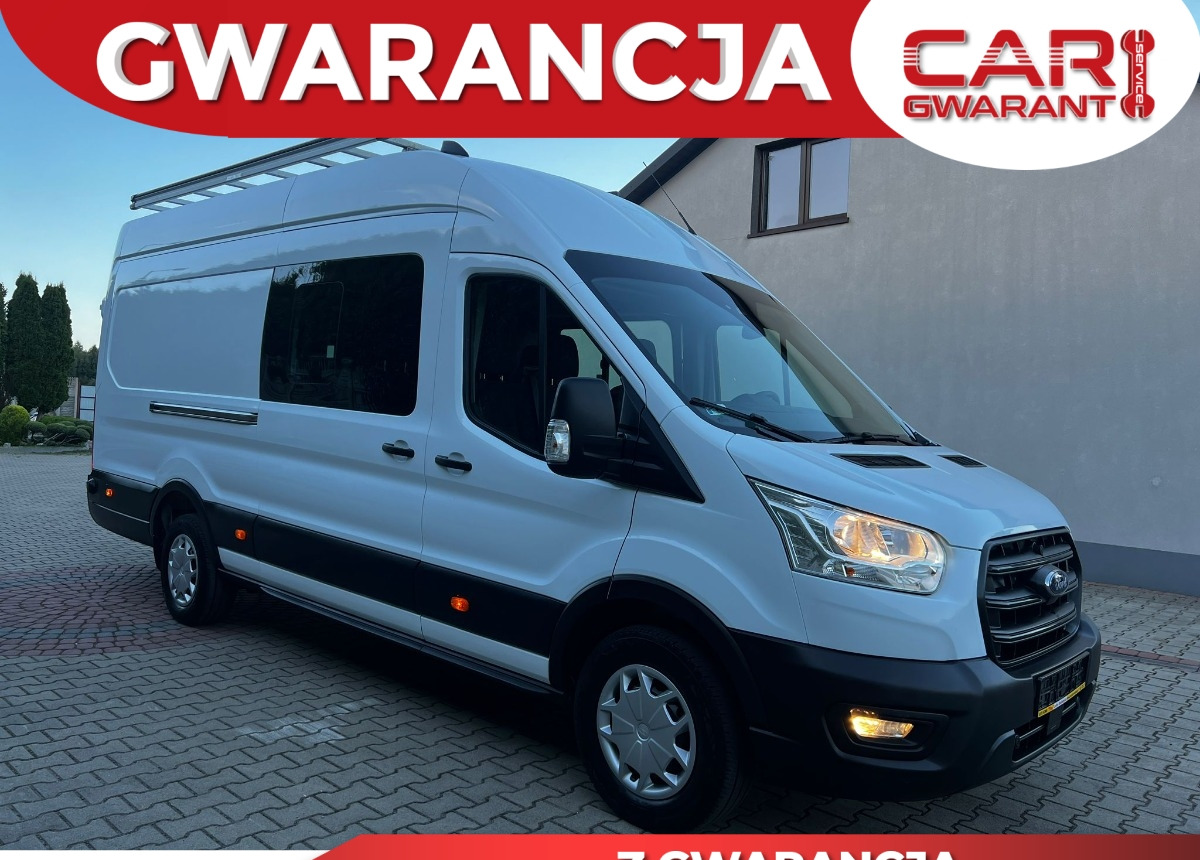 Ford Transit Brygadowy Maxi 6-osobowy 90tys. przebiegu Doka jak nowy - Duplakabinos kisteherautó: 1 kép. Ford Transit Brygadowy Maxi 6-osobowy 90tys. przebiegu Doka jak nowy - Duplakabinos kisteherautó: 1 kép.