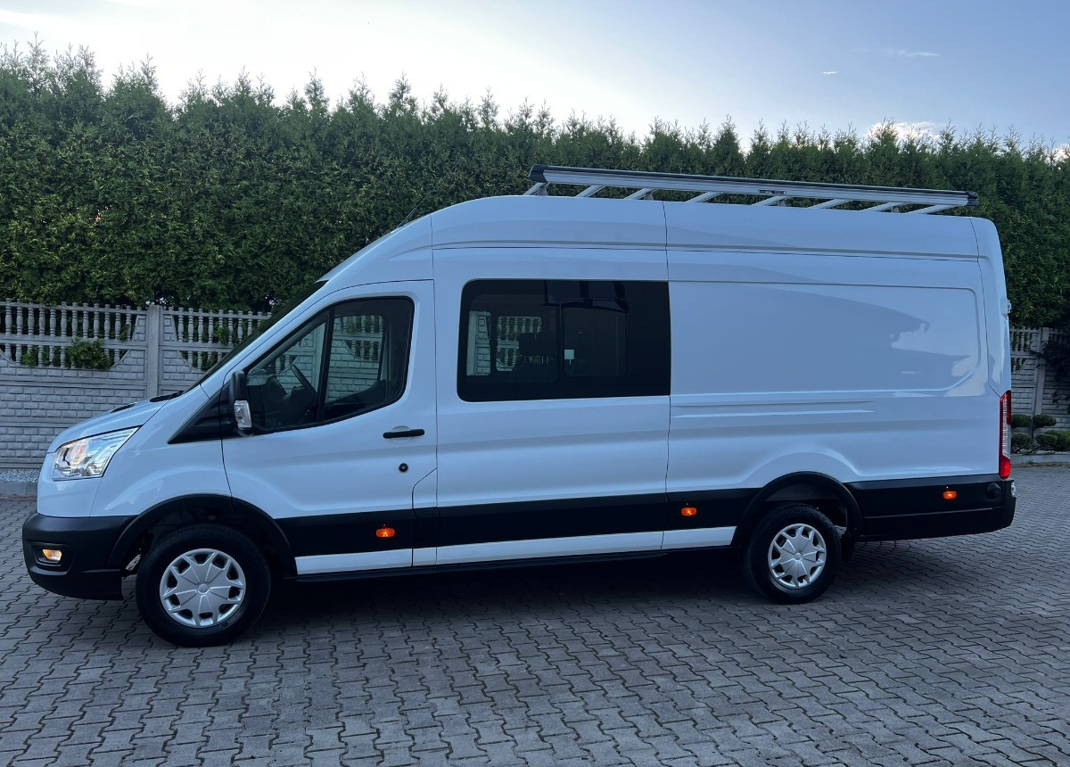 Ford Transit Brygadowy Maxi 6-osobowy 90tys. przebiegu Doka jak nowy - Duplakabinos kisteherautó: 4 kép. Ford Transit Brygadowy Maxi 6-osobowy 90tys. przebiegu Doka jak nowy - Duplakabinos kisteherautó: 4 kép.
