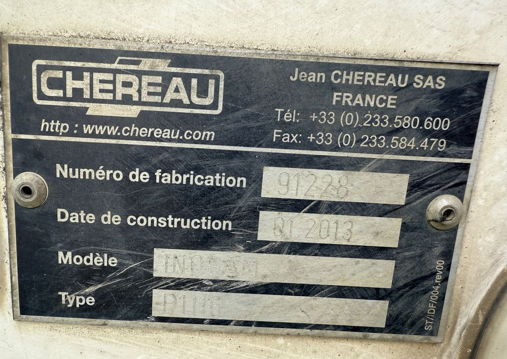 Chereau Inogam - Félpótkocsi hűtős: 5 kép. Chereau Inogam - Félpótkocsi hűtős: 5 kép.
