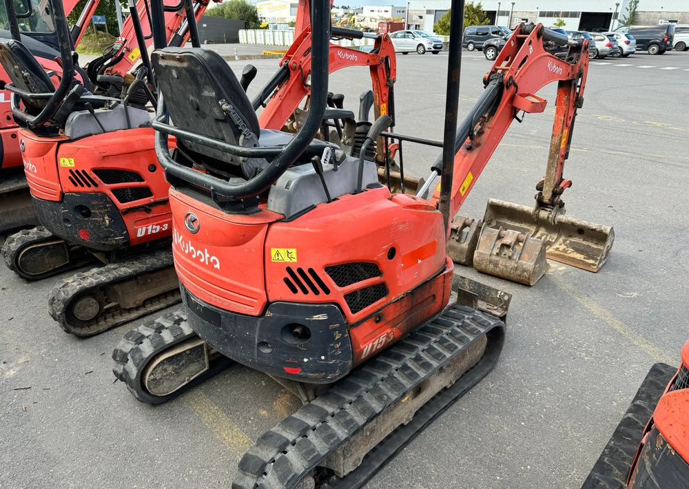 Kubota U15-3 - Lánctalpas kotró: 4 kép. Kubota U15-3 - Lánctalpas kotró: 4 kép.