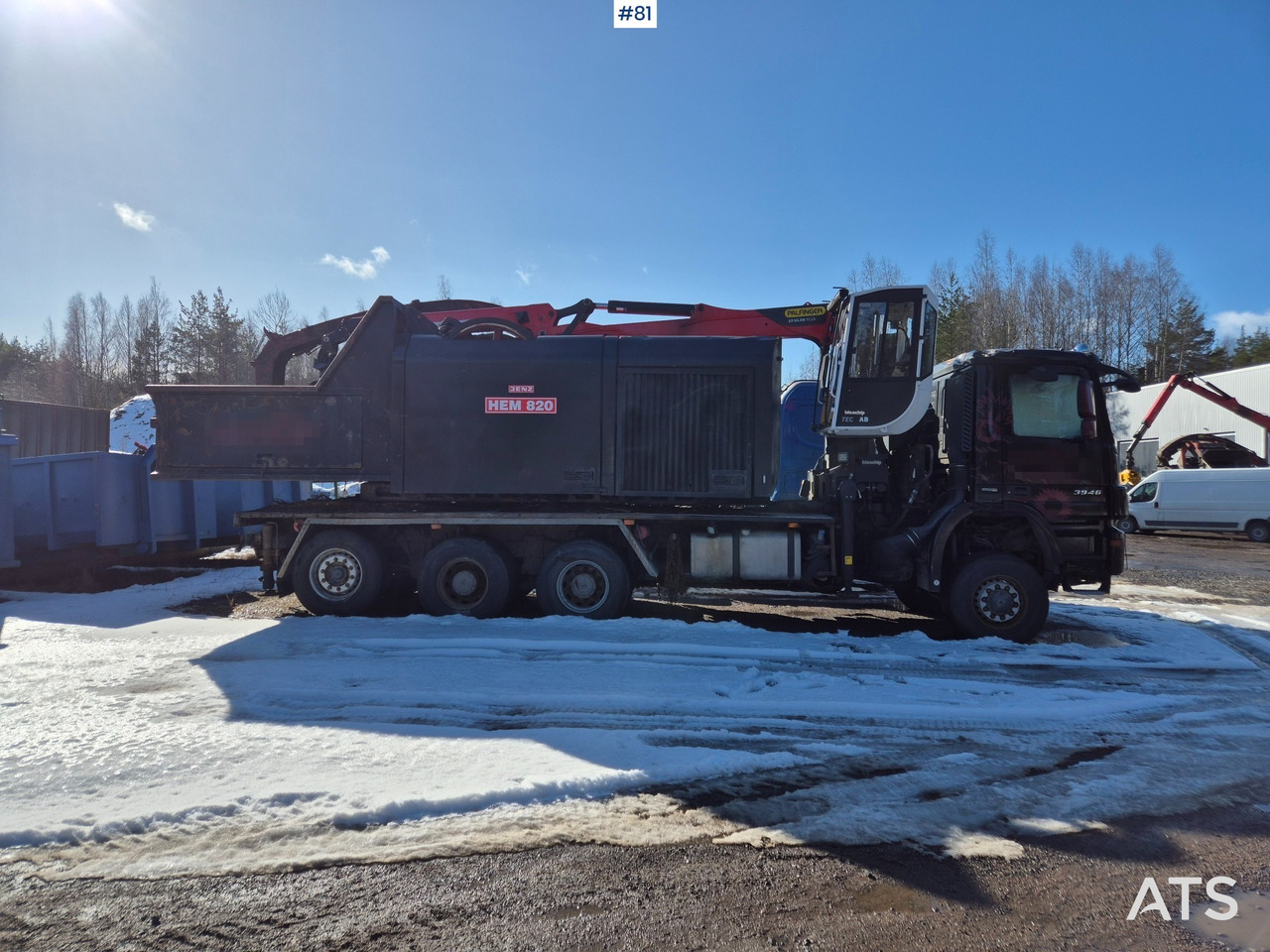 Faaprító Jenz HEM 820 Autohakkuri sekä nostin: 7 kép.