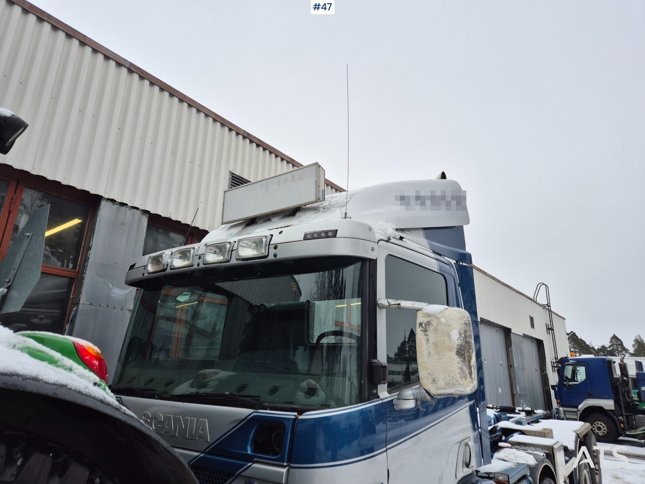 Horgos rakodó teherautó Scania 124G 360 Koukkulava: 18 kép.