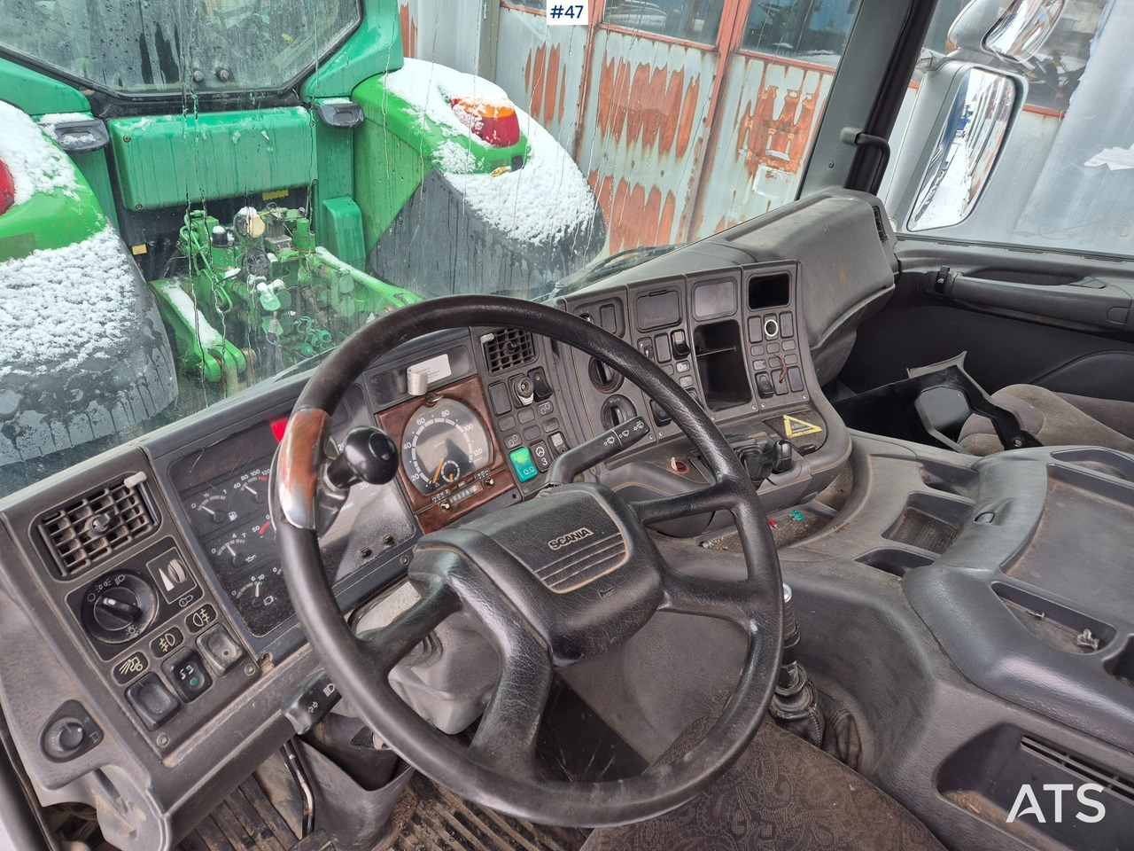 Horgos rakodó teherautó Scania 124G 360 Koukkulava: 13 kép.