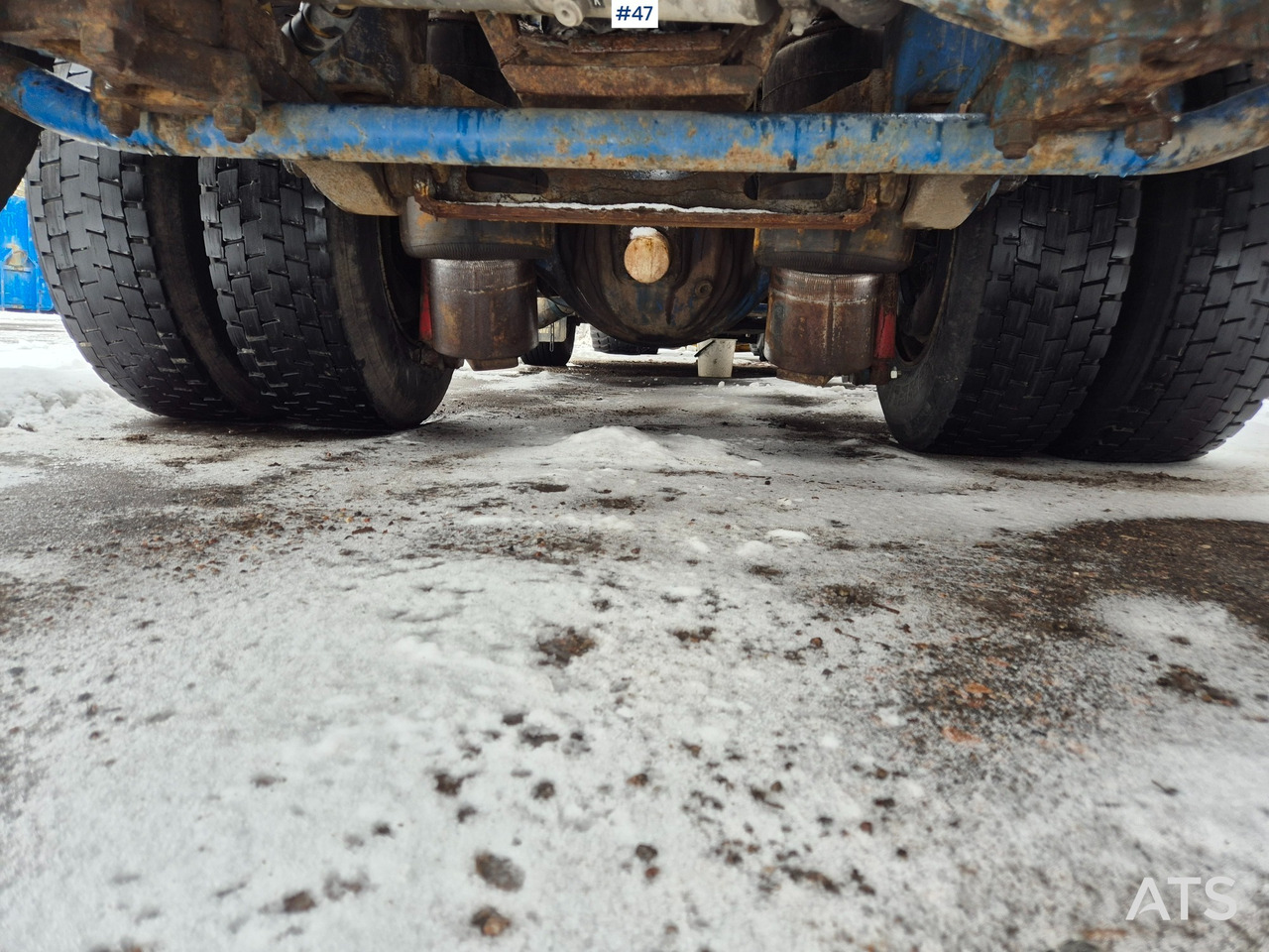 Horgos rakodó teherautó Scania 124G 360 Koukkulava: 7 kép.
