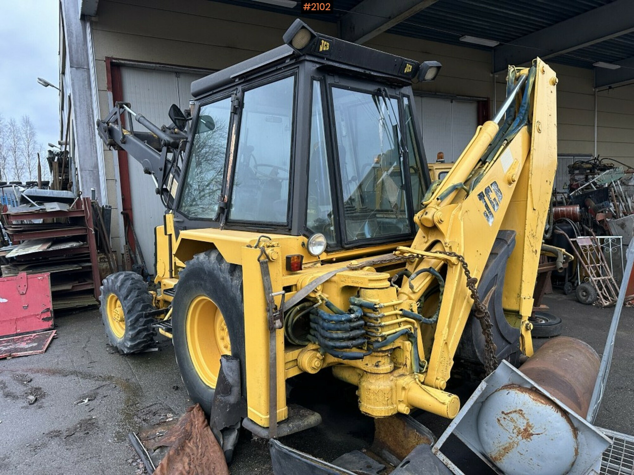 Backhoe loader JCB 3D-4 Rep. object - Traktor: 3 kép. Backhoe loader JCB 3D-4 Rep. object - Traktor: 3 kép.