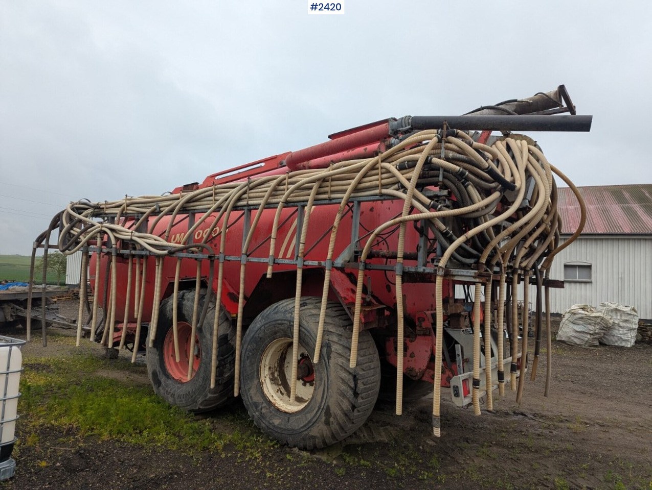 Szippantó tartálykocsi Fertilizer barrel Samson UM 20000: 7 kép.