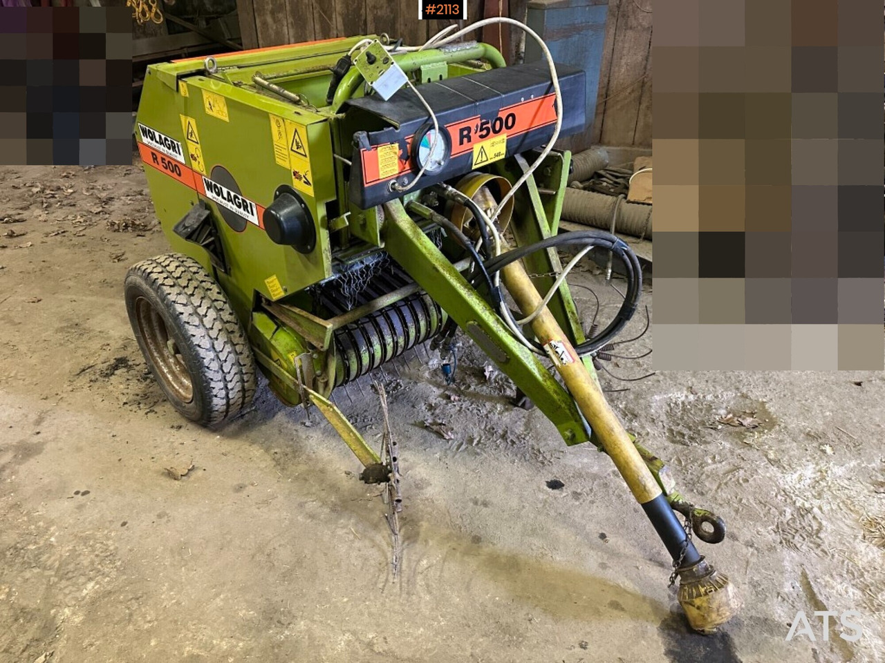 Mini baler Wolagri R500 with 2 separate wrappers - Szálastakarmány betakarítás gépei: 1 kép. Mini baler Wolagri R500 with 2 separate wrappers - Szálastakarmány betakarítás gépei: 1 kép.