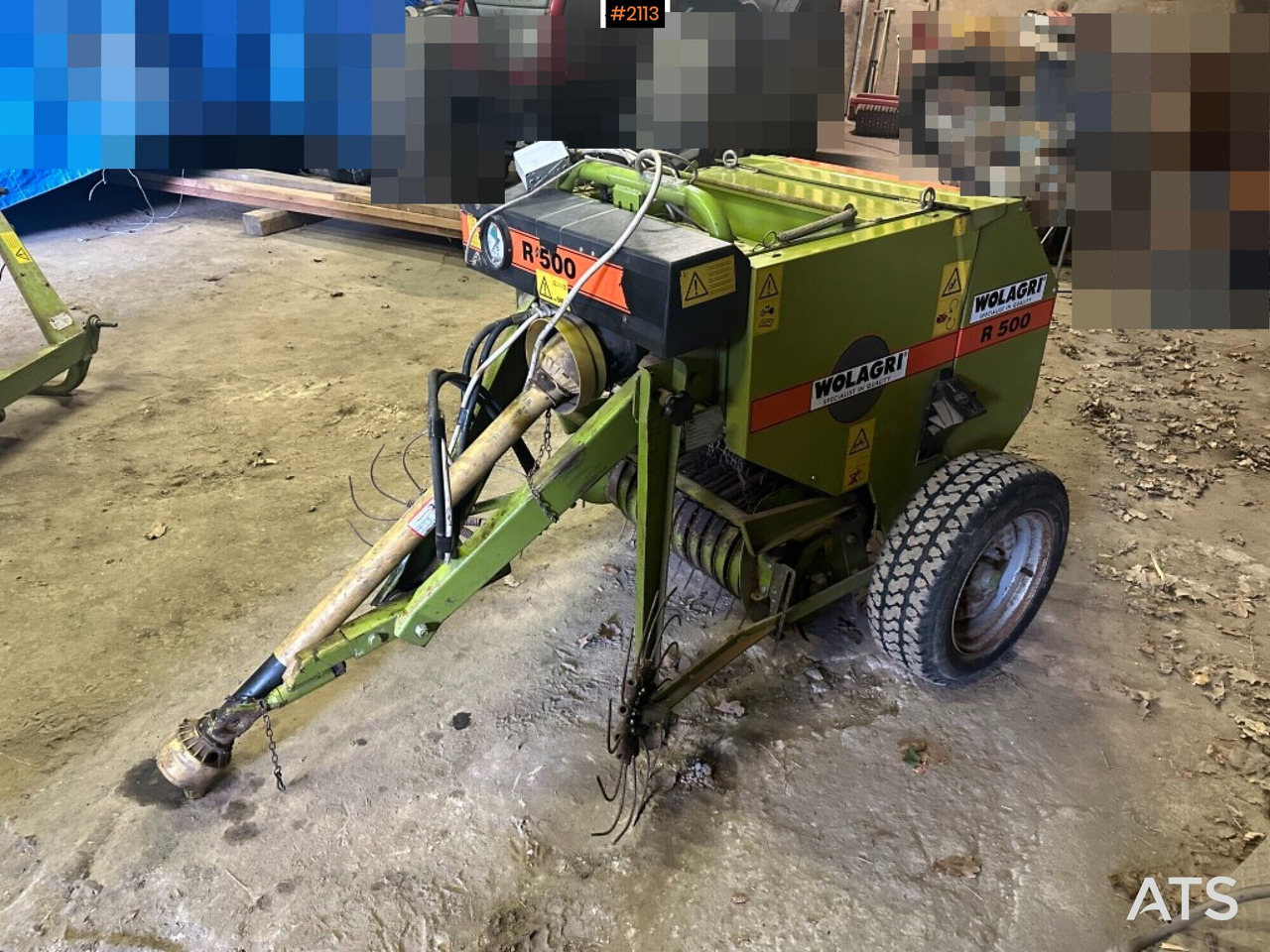 Mini baler Wolagri R500 with 2 separate wrappers - Szálastakarmány betakarítás gépei: 5 kép. Mini baler Wolagri R500 with 2 separate wrappers - Szálastakarmány betakarítás gépei: 5 kép.