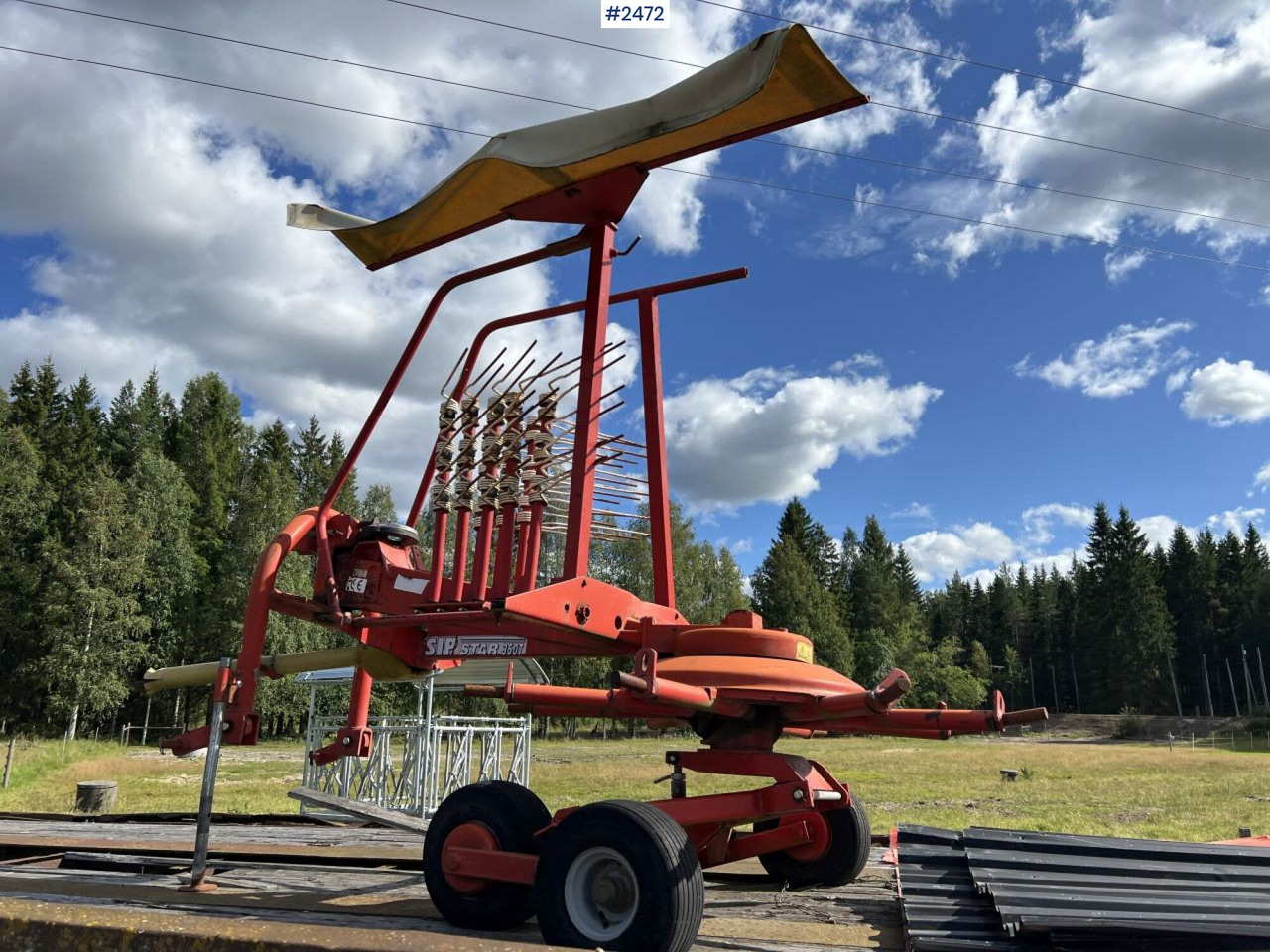 Rotary Rake SIP Star 350T - Szálastakarmány betakarítás gépei: 4 kép. Rotary Rake SIP Star 350T - Szálastakarmány betakarítás gépei: 4 kép.