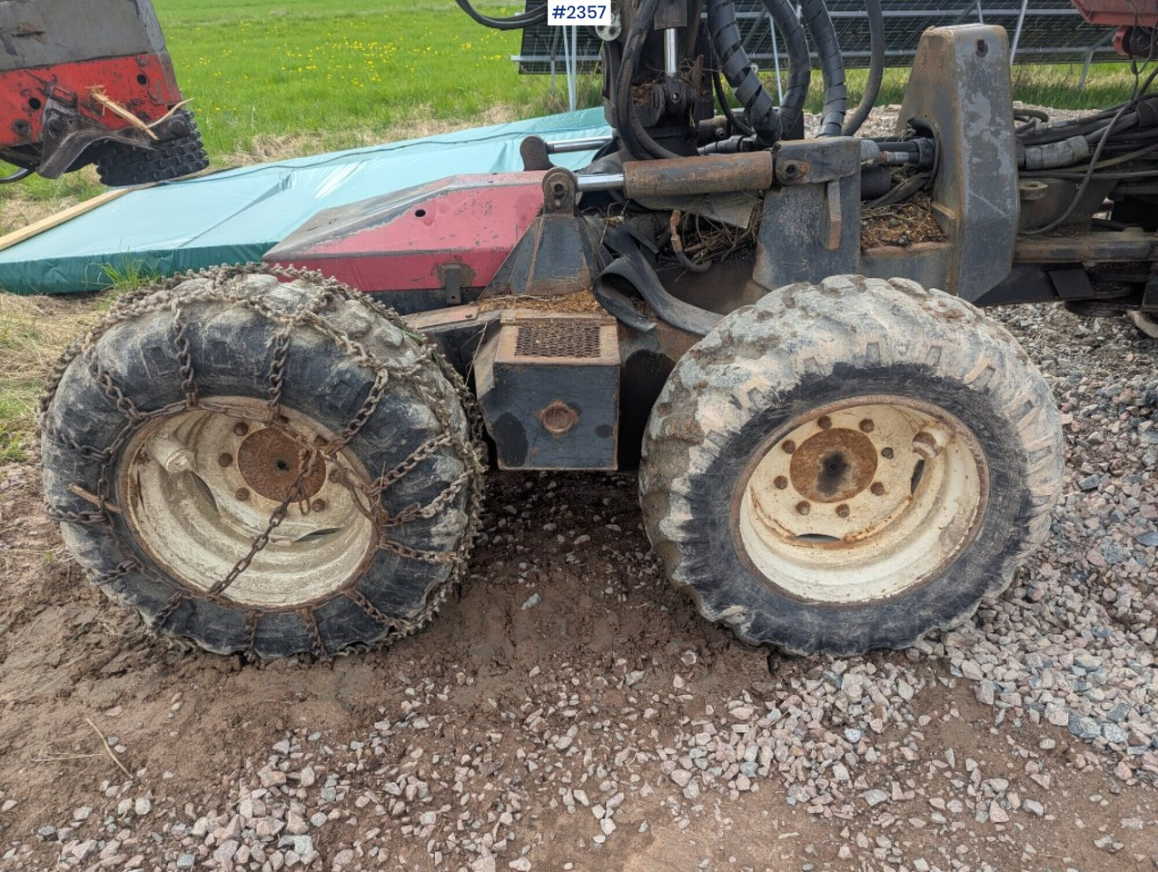 Betakarító gép Thinning harvester, Steber BGS with Mowi crane: 20 kép.