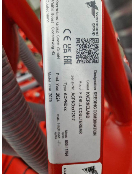 Kverneland CB 3500 3 punt - Kombinált vetőgép: 4 kép. Kverneland CB 3500 3 punt - Kombinált vetőgép: 4 kép.