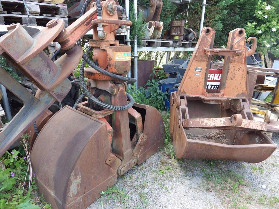 ATLAS GREIFER 600 mm + Schalensatz 800 mm mit MS10 - Csipegető kanál - Építőipari gépek: 1 kép. ATLAS GREIFER 600 mm + Schalensatz 800 mm mit MS10 - Csipegető kanál - Építőipari gépek: 1 kép.