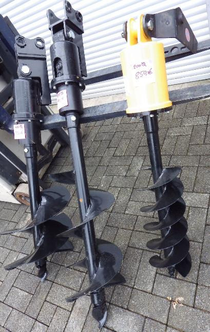 Erdbohrer hydraulisch für Minibagger 200/300/400 mm Ø - Talajfúró - Minikotró: 2 kép. Erdbohrer hydraulisch für Minibagger 200/300/400 mm Ø - Talajfúró - Minikotró: 2 kép.