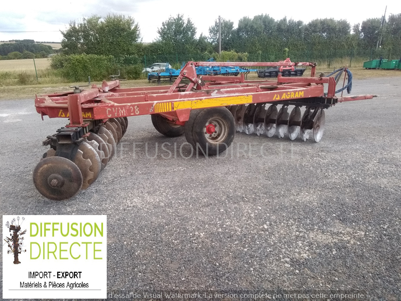 AGRAM COVER CROP CVM 28-26 - Tárcsás borona: 1 kép. AGRAM COVER CROP CVM 28-26 - Tárcsás borona: 1 kép.