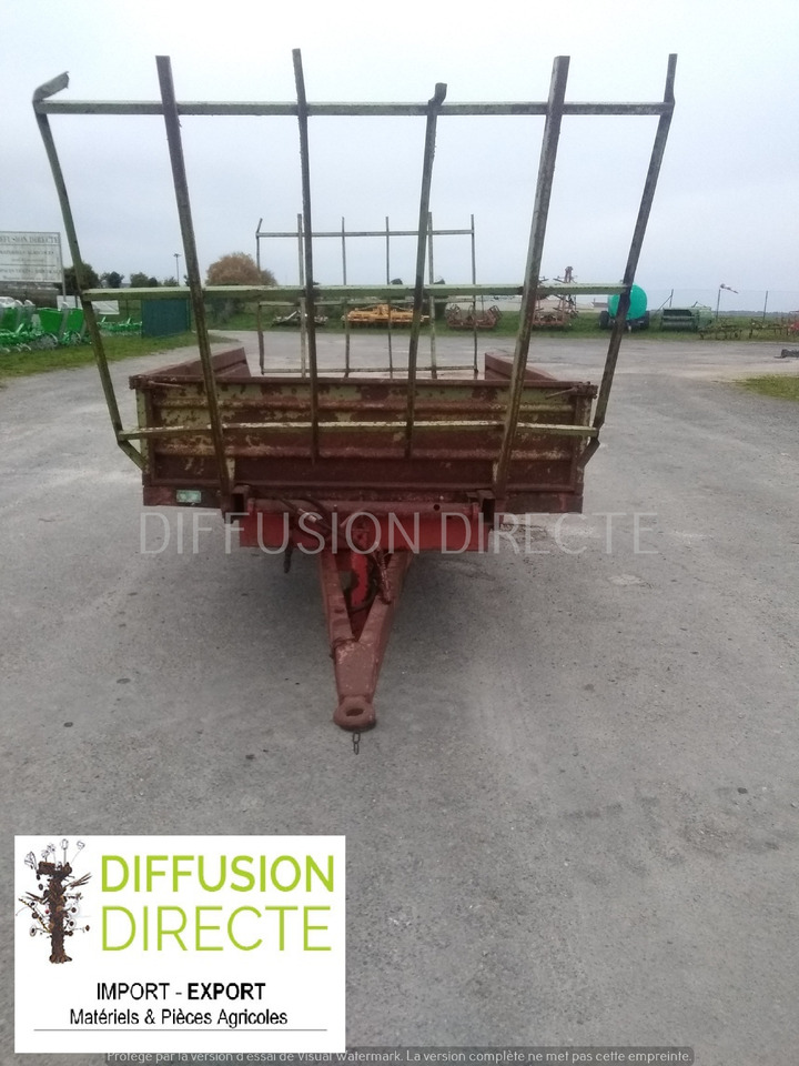 GRUAU REMORQUE AGRICOLE G 400 - Mezőgazdasági platós pótkocsi: 1 kép. GRUAU REMORQUE AGRICOLE G 400 - Mezőgazdasági platós pótkocsi: 1 kép.