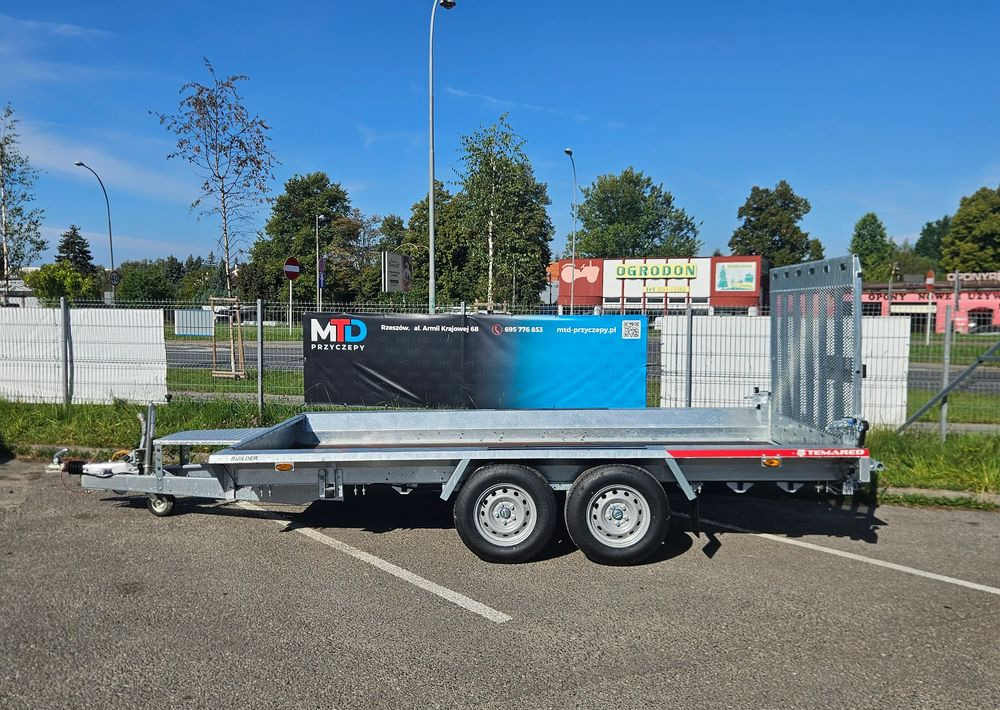 TEMARED BUILDER 3 4018 S 2 oś - Gépszállító utánfutó: 2 kép. TEMARED BUILDER 3 4018 S 2 oś - Gépszállító utánfutó: 2 kép.