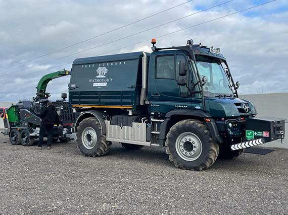 UFKES Greentec Jaguar 40-80 3.5T - Erdészeti gép, Pótkocsi: 4 kép. UFKES Greentec Jaguar 40-80 3.5T - Erdészeti gép, Pótkocsi: 4 kép.