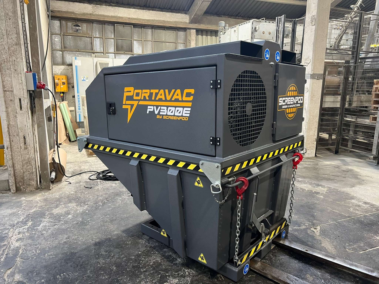 Portavac - PV300E - Ipari porszívó: 2 kép. Portavac - PV300E - Ipari porszívó: 2 kép.