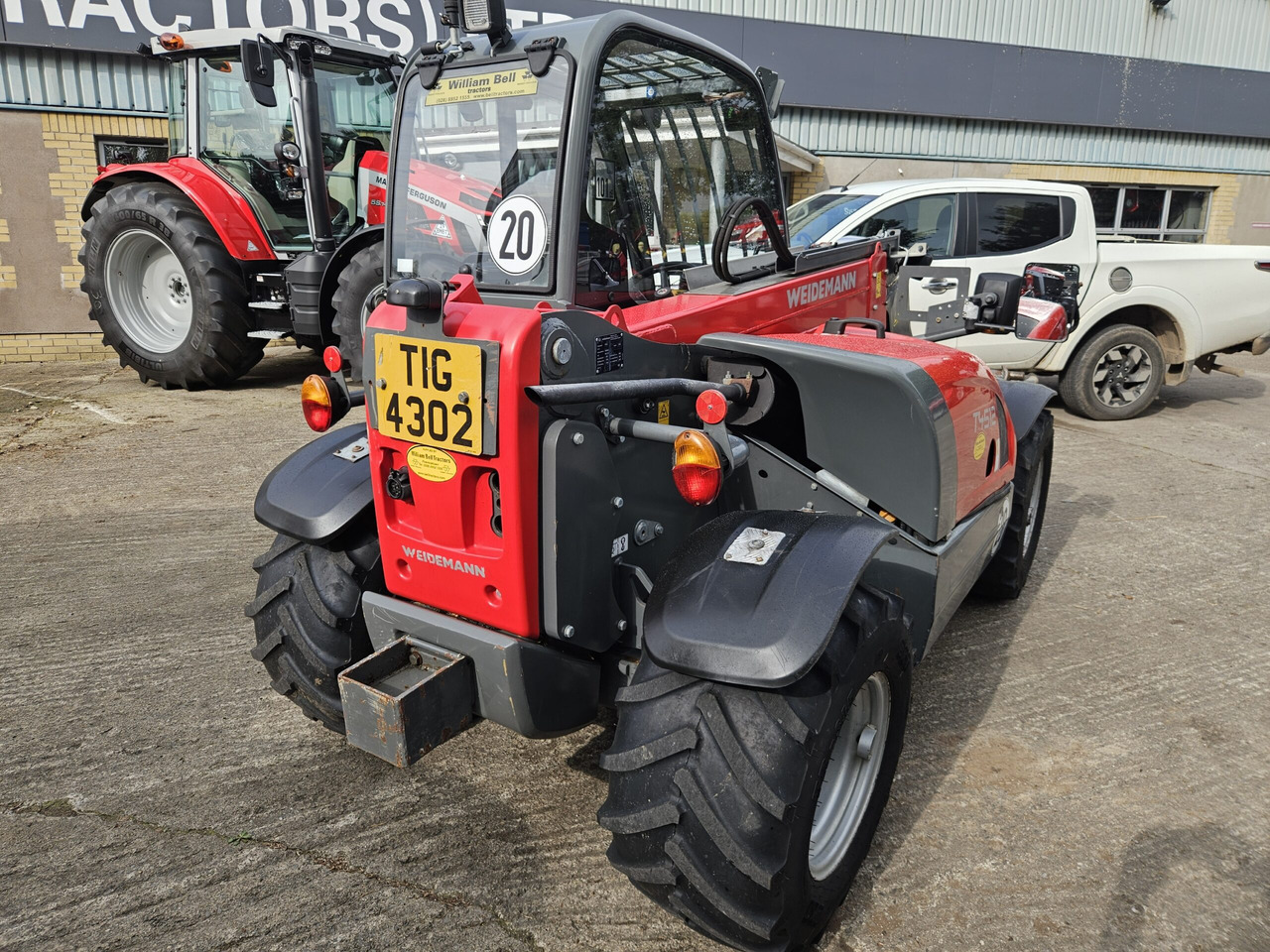 2018 Weidemann 4512, 1 Owner machine - Teleszkópos rakodó: 3 kép. 2018 Weidemann 4512, 1 Owner machine - Teleszkópos rakodó: 3 kép.