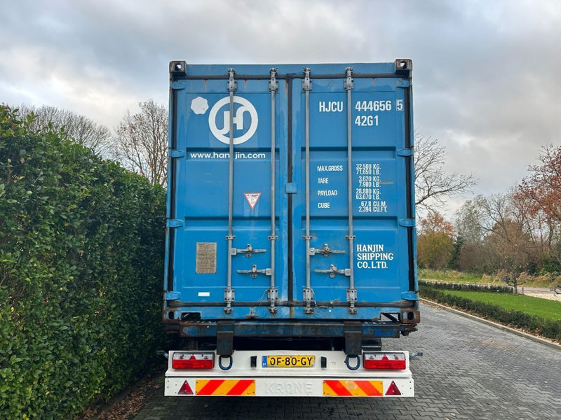 Krone container chassis 40 voets container - Pótkocsi cserefelépítményes: 5 kép. Krone container chassis 40 voets container - Pótkocsi cserefelépítményes: 5 kép.