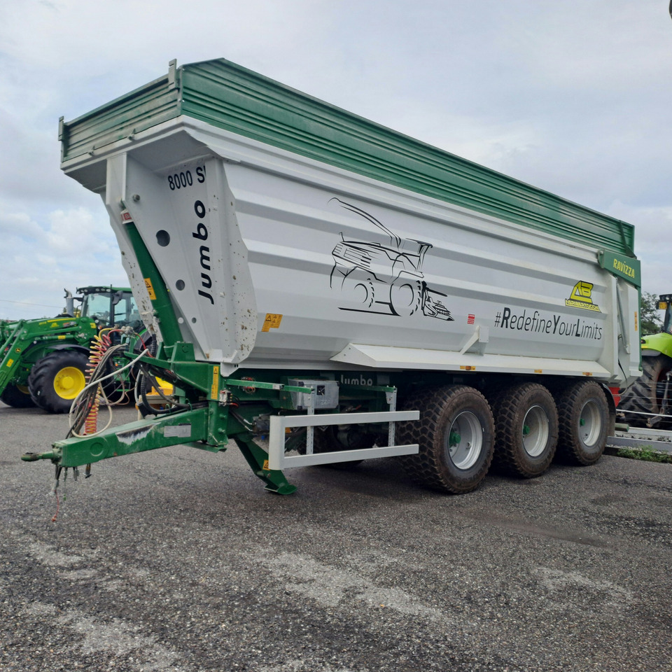 DUMPER RAVIZZA JUMBO 8000 ST - Pótkocsi billenőplatós: 1 kép. DUMPER RAVIZZA JUMBO 8000 ST - Pótkocsi billenőplatós: 1 kép.