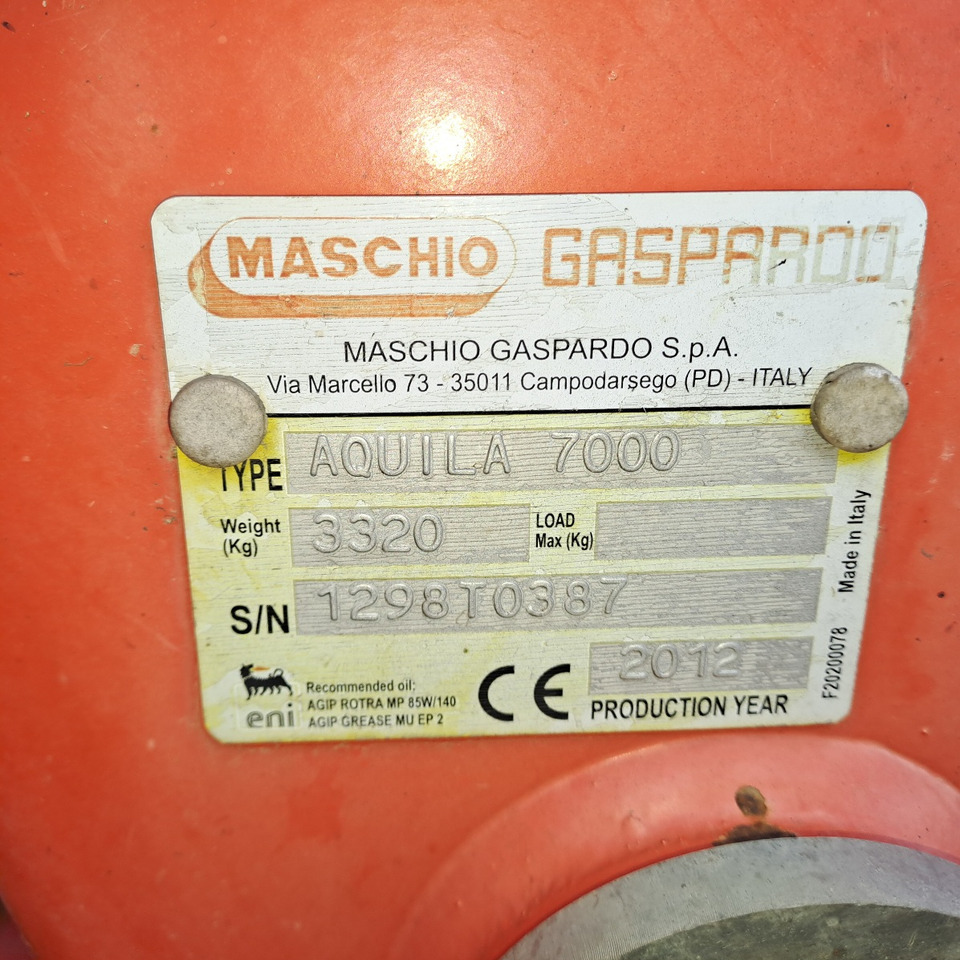 Forgóborona ERPICE ROTANTE MASCHIO AQUILA 7000: 8 kép.