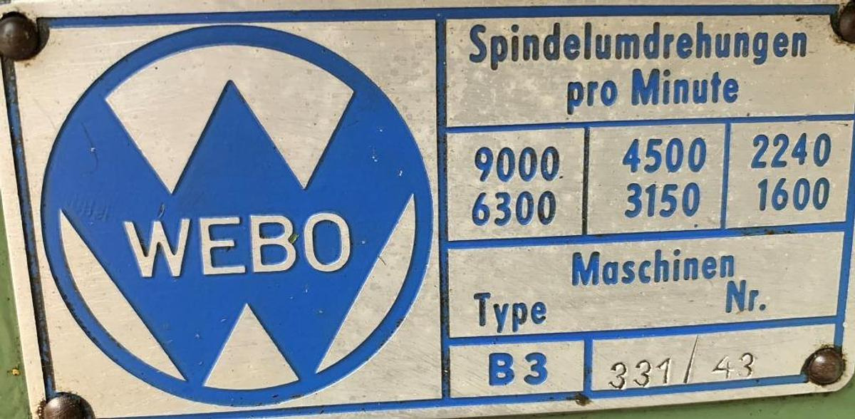 Tischbohrmaschine WEBO - Oszlopos fúrógép: 2 kép. Tischbohrmaschine WEBO - Oszlopos fúrógép: 2 kép.